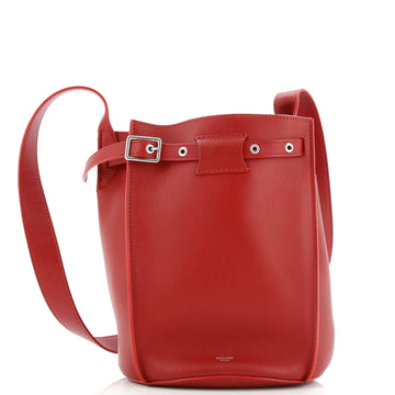 Long Strap Big Bag Bucket Leather