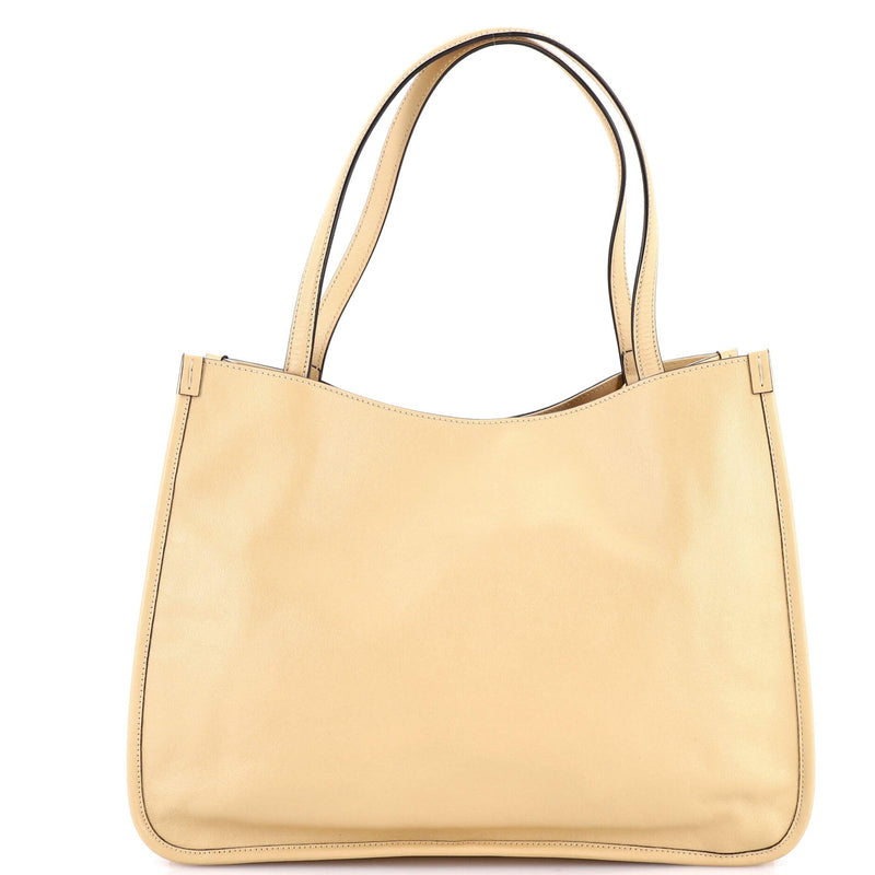 Horsebit Tote Leather Medium