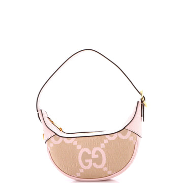 Ophidia Half Moon Bag Jumbo Gg Canvas