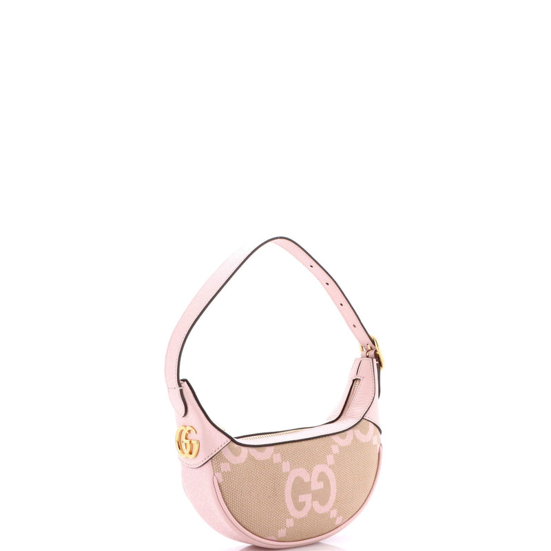 Ophidia Half Moon Bag Jumbo Gg Canvas