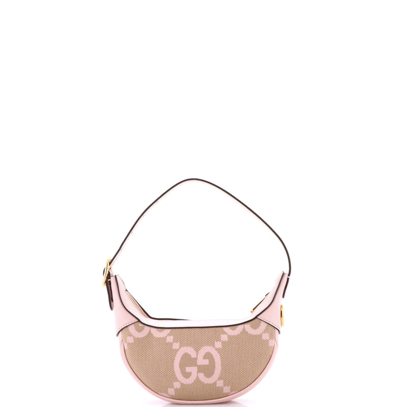 Ophidia Half Moon Bag Jumbo Gg Canvas
