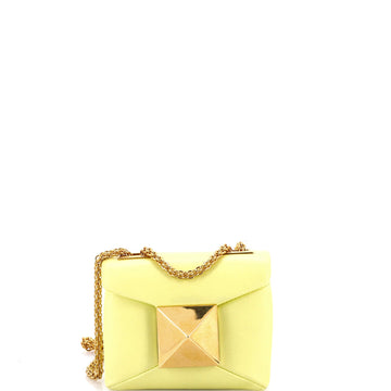 One Stud Chain Flap Bag Leather Micro