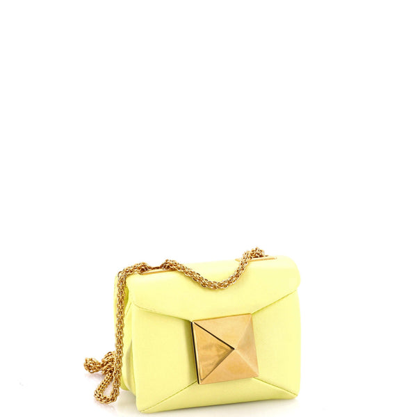 One Stud Chain Flap Bag Leather Micro