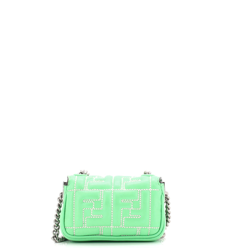 Baguette Nm Bag Zucca Embossed Leather