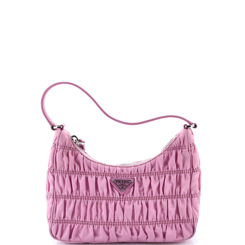 Hobo Tessuto Gaufre With Saffiano Mini