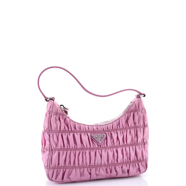 Hobo Tessuto Gaufre With Saffiano Mini