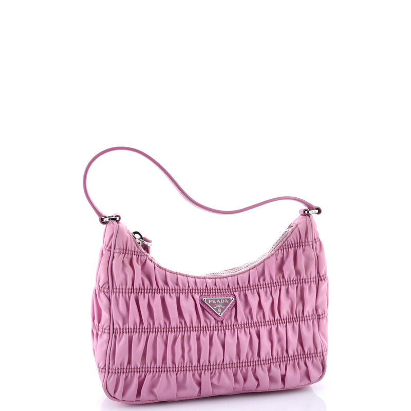 Hobo Tessuto Gaufre With Saffiano Mini