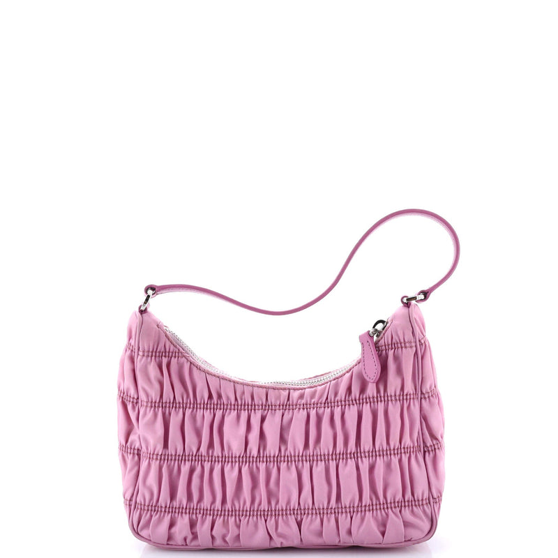 Hobo Tessuto Gaufre With Saffiano Mini