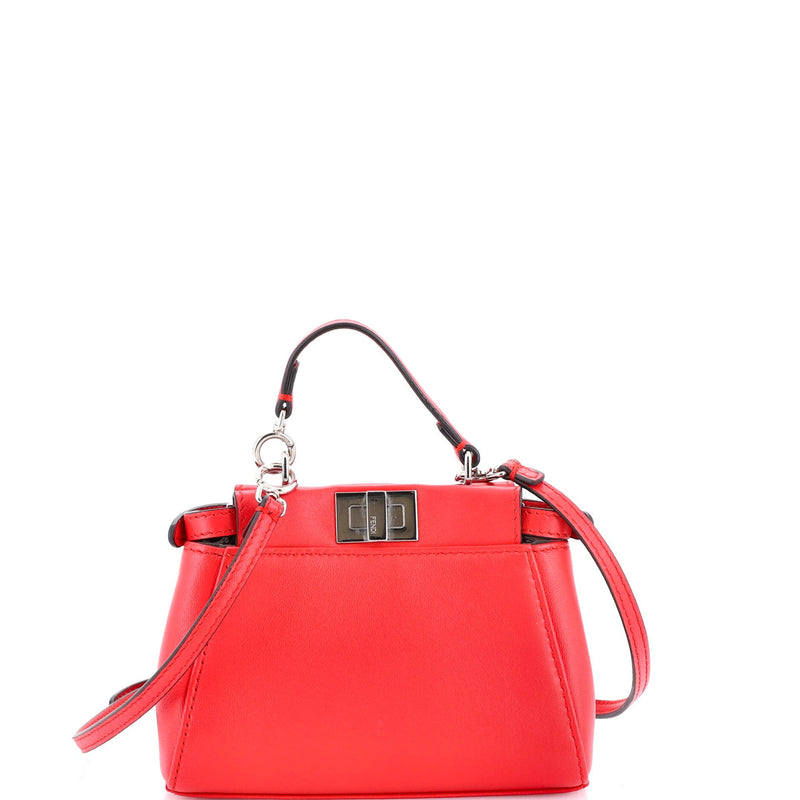Peekaboo Bag Studded Leather Micro