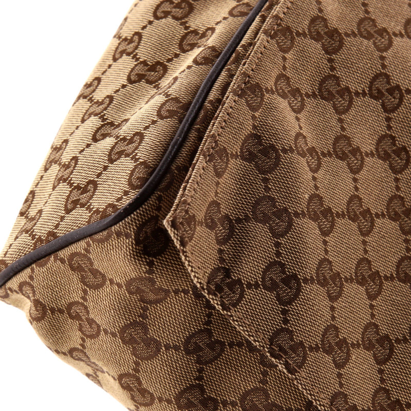 Flap Messenger Bag Gg Canvas Large