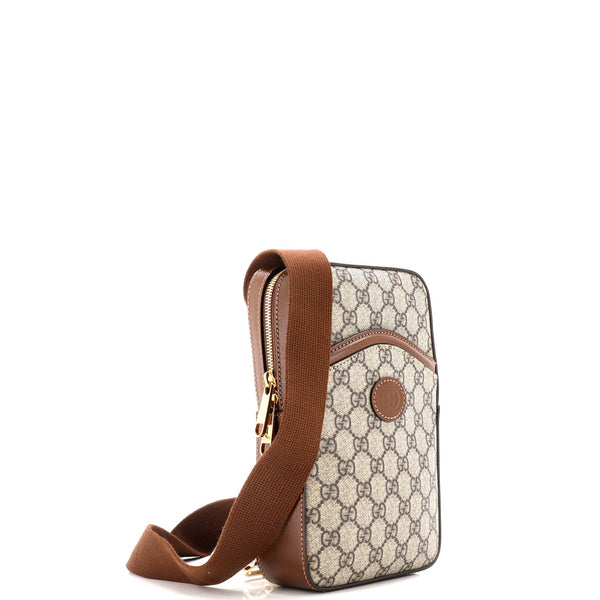 Interlocking G Patch Sling Bag Gg Coated