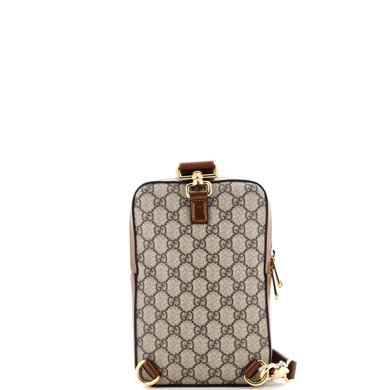 Interlocking G Patch Sling Bag Gg Coated