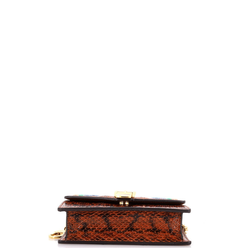 Sylvie Chain Shoulder Bag Embroidered