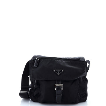 Buckle Messenger Bag Tessuto Small