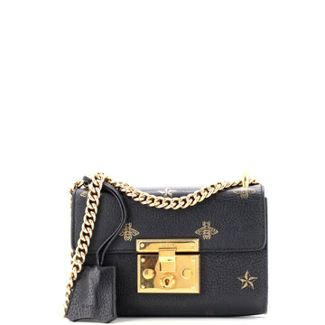 Padlock Shoulder Bag Printed Leather