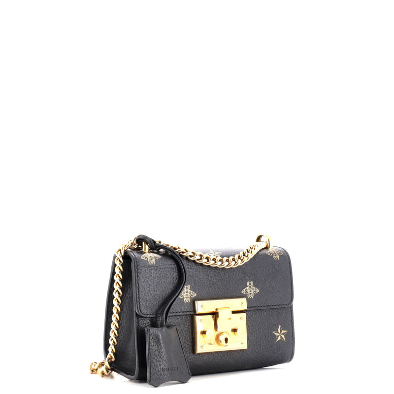 Padlock Shoulder Bag Printed Leather