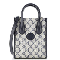 Interlocking G Patch Tote Gg Coated