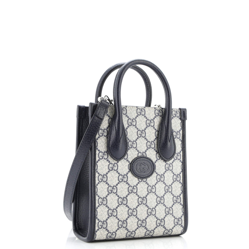 Interlocking G Patch Tote Gg Coated