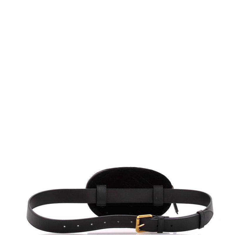 Gg Marmont Belt Bag Matelasse Velvet