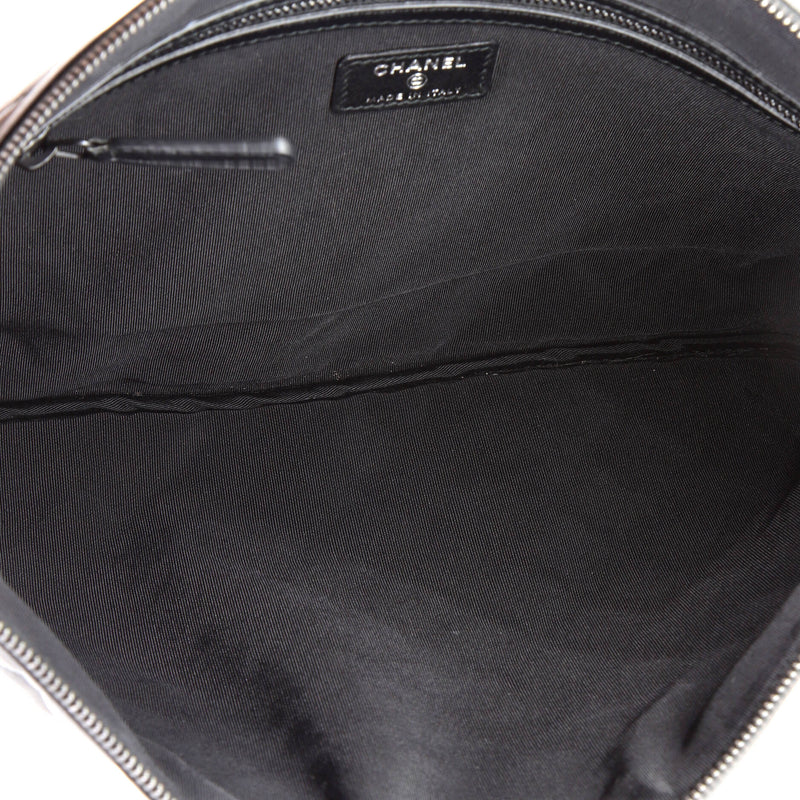 Boy O Case Clutch Quilted Lambskin Large