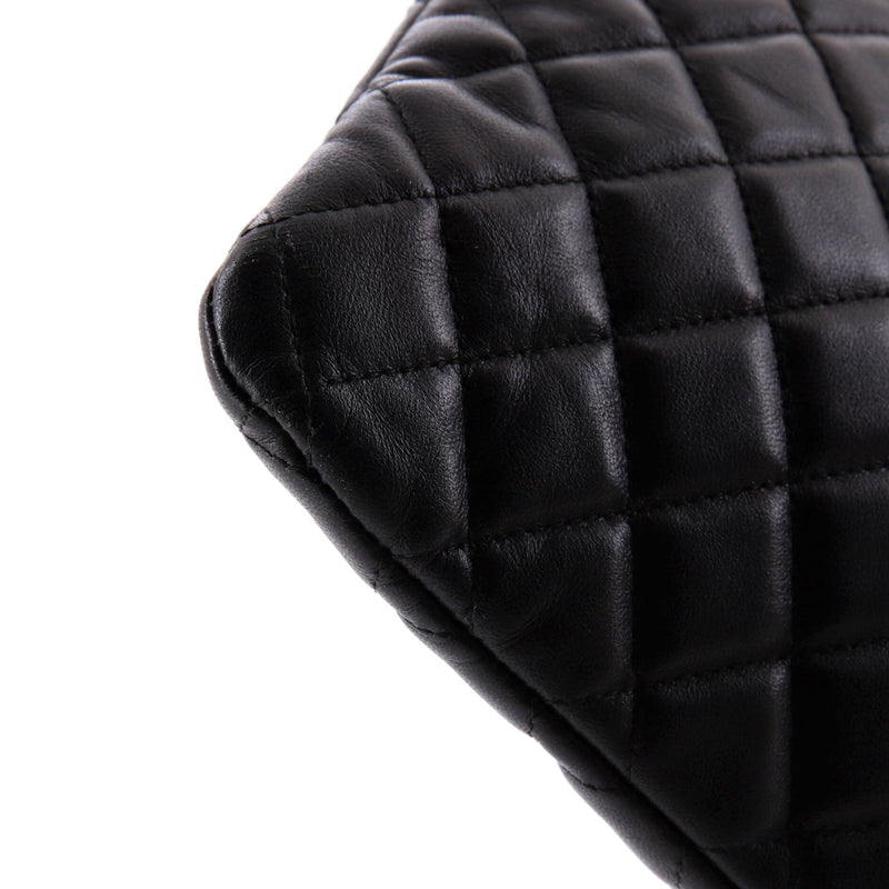 Boy O Case Clutch Quilted Lambskin Large