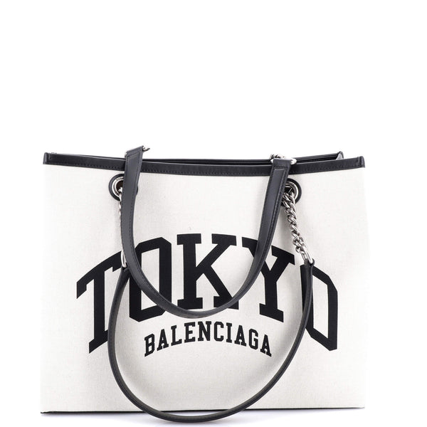 Cities Duty Free Tote Printed Canvas