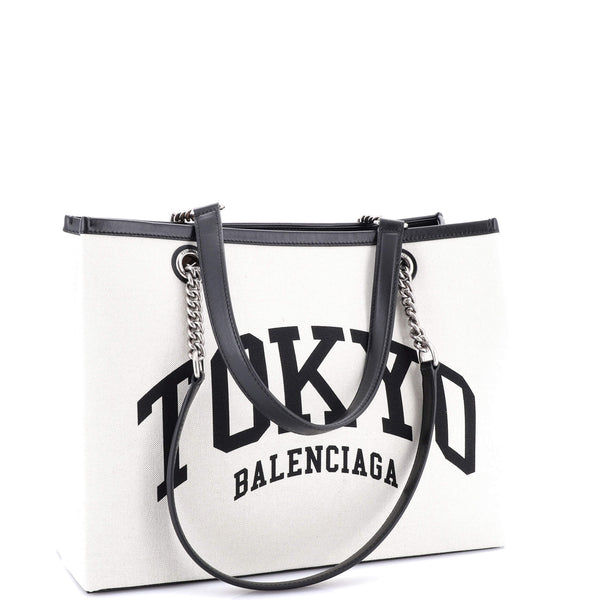 Cities Duty Free Tote Printed Canvas