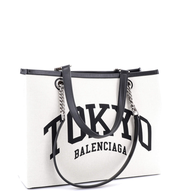 Cities Duty Free Tote Printed Canvas