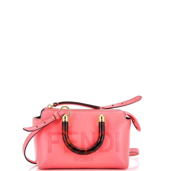 Logo By The Way Top Handle Bag Embossed