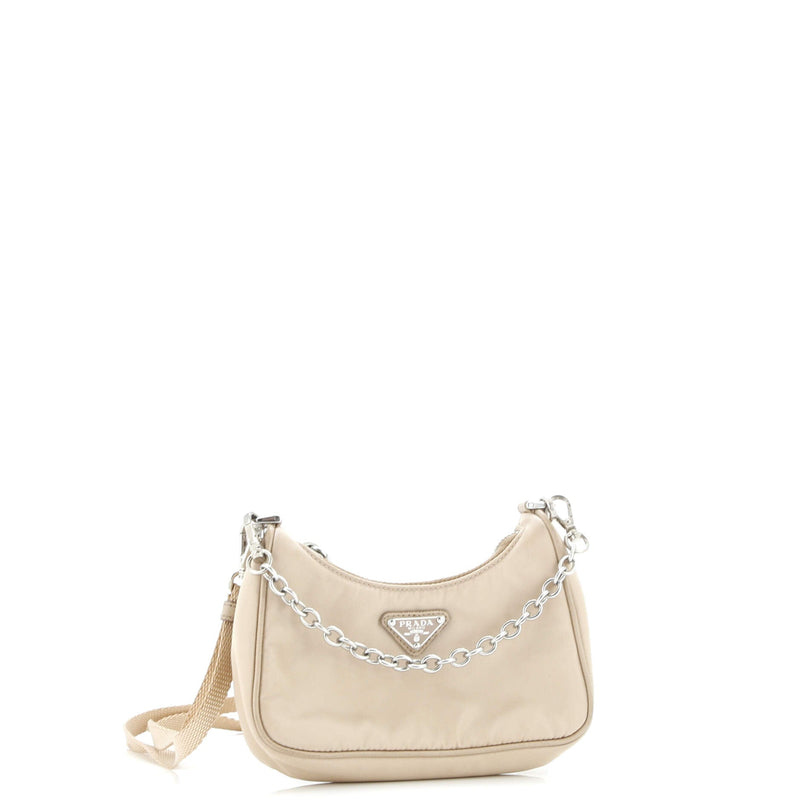 Re-Edition Shoulder Bag Tessuto Mini