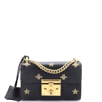 Padlock Shoulder Bag Printed Leather