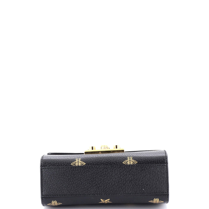 Padlock Shoulder Bag Printed Leather