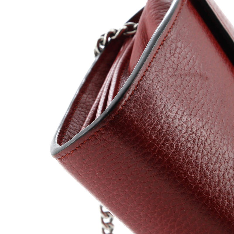 Dionysus Chain Wallet Leather With
