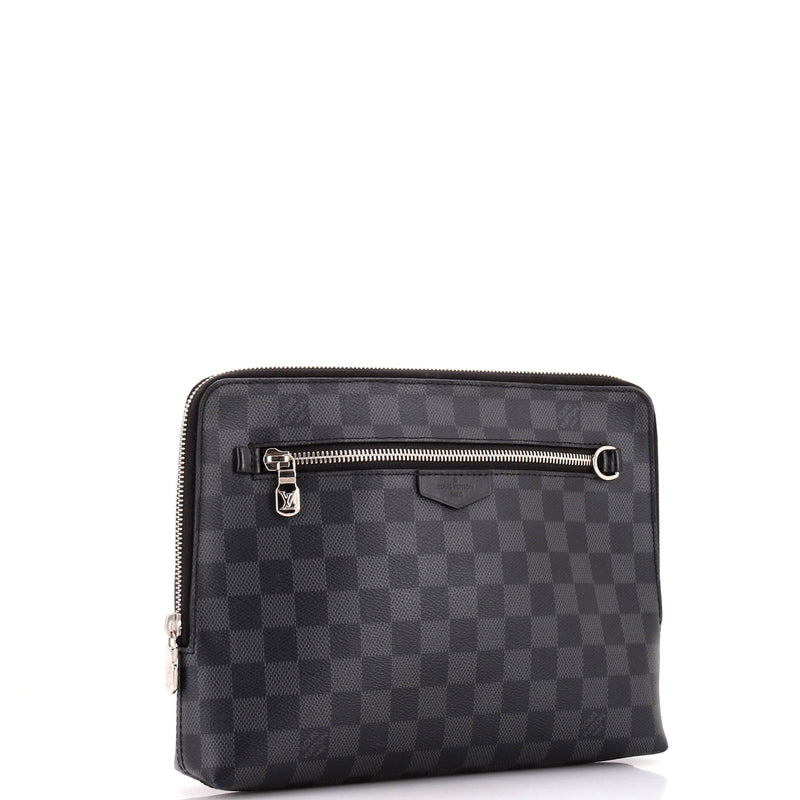 New Pouch Damier Graphite
