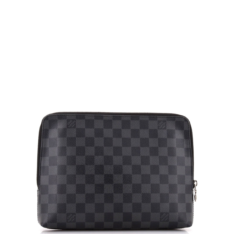 New Pouch Damier Graphite