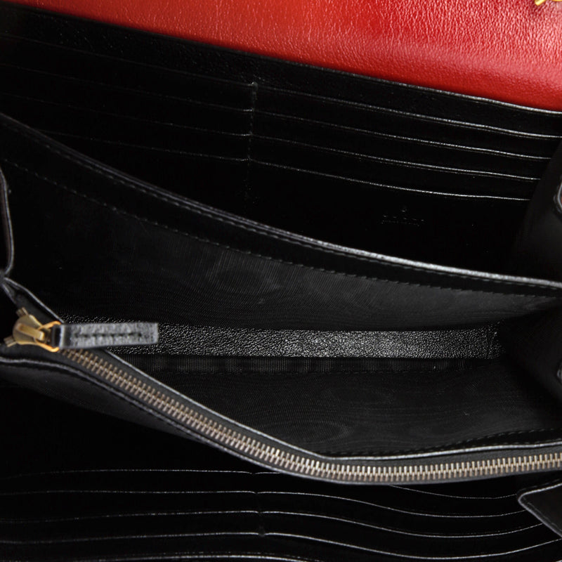 Gg Marmont Chain Wallet Diagonal Quilted