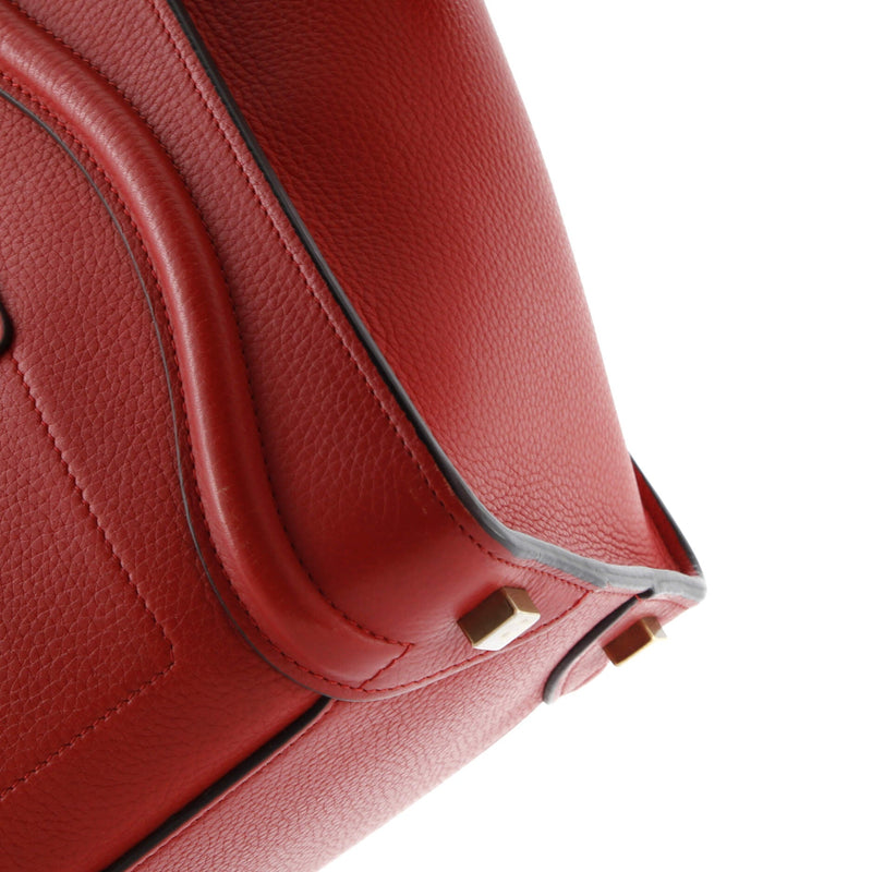 Luggage Bag Grainy Leather Micro