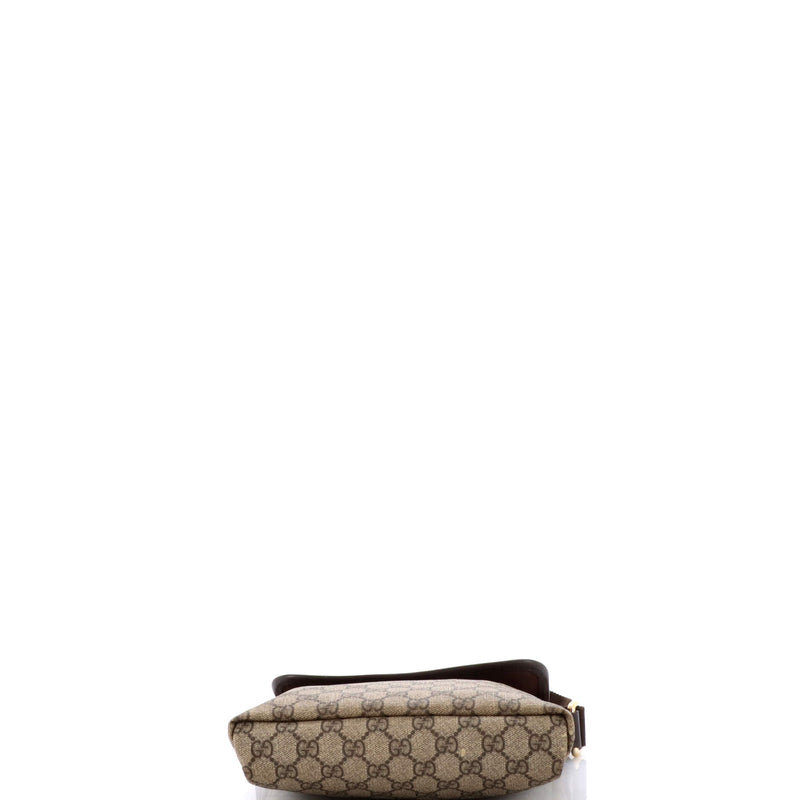 Flap Messenger Gg Coated Canvas Small