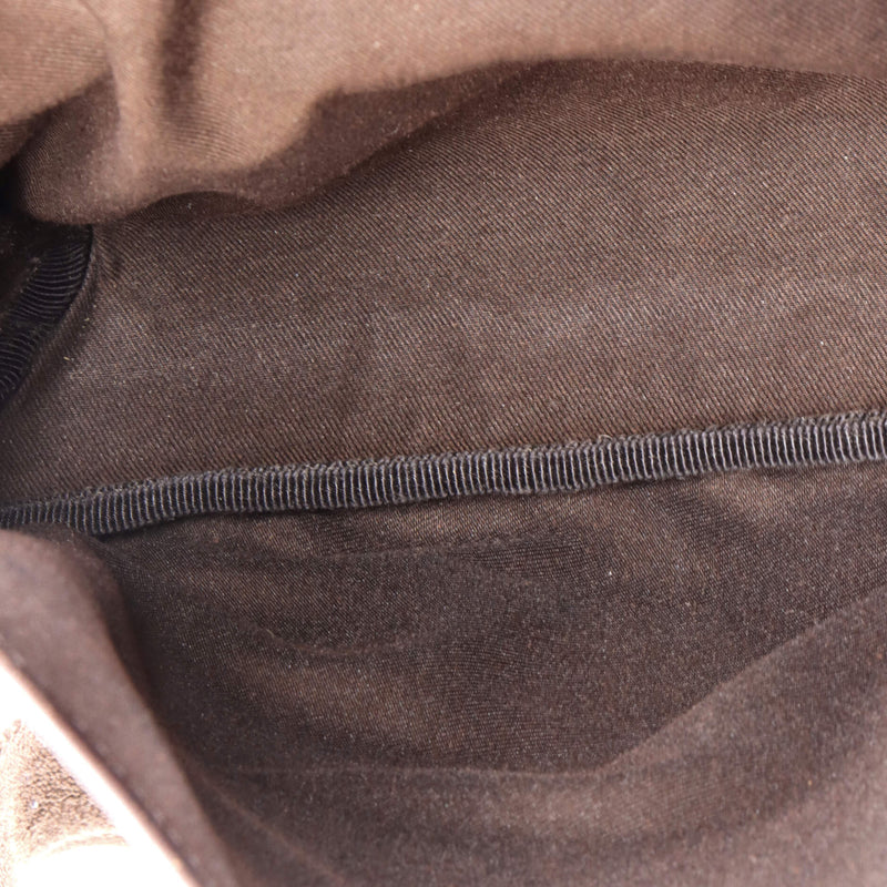 Flap Messenger Gg Coated Canvas Small