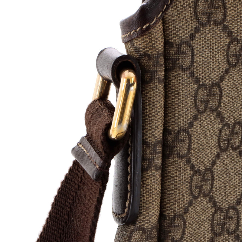 Flap Messenger Gg Coated Canvas Small