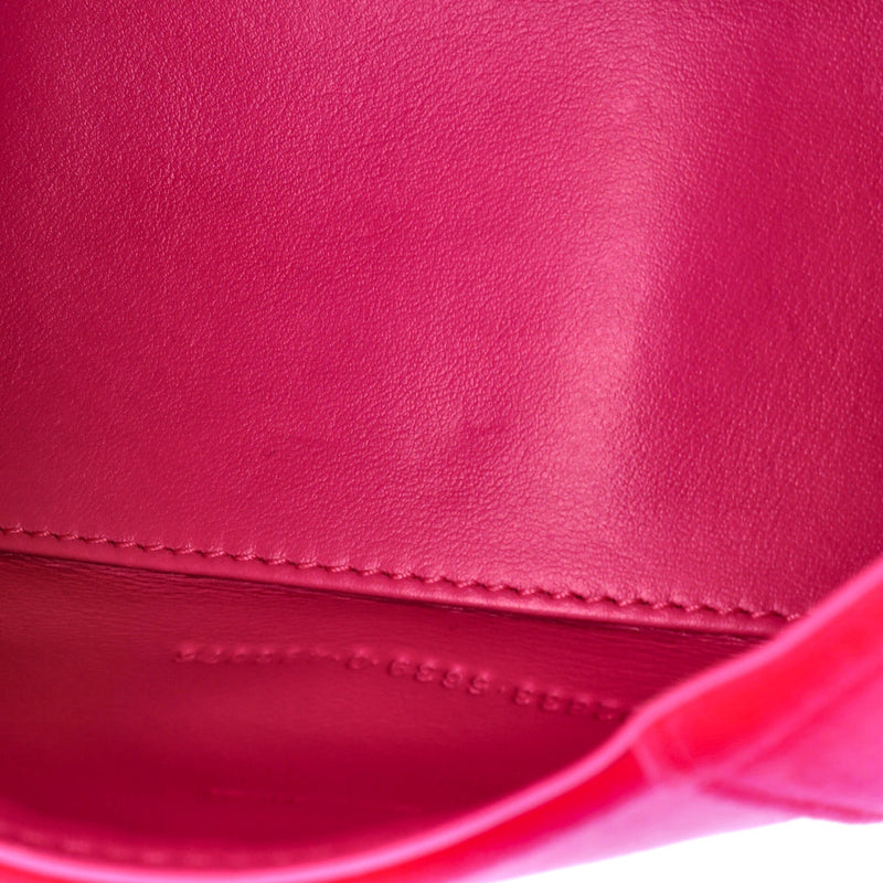 Hourglass Top Handle Bag Velvet Small