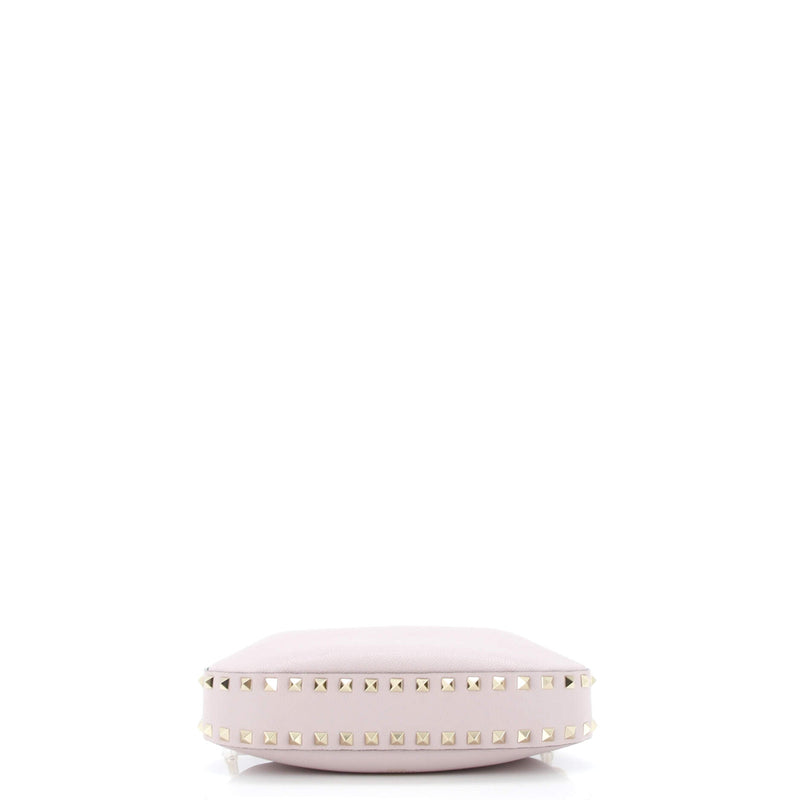 Rockstud Zip Hobo Bag Leather Small