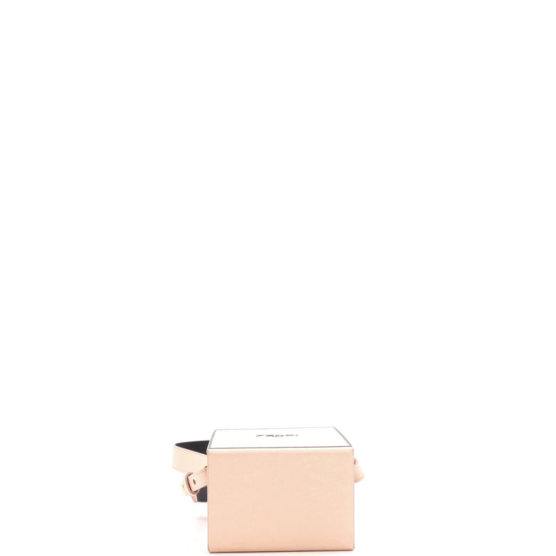 Logo Vertical Box Crossbody Bag Leather