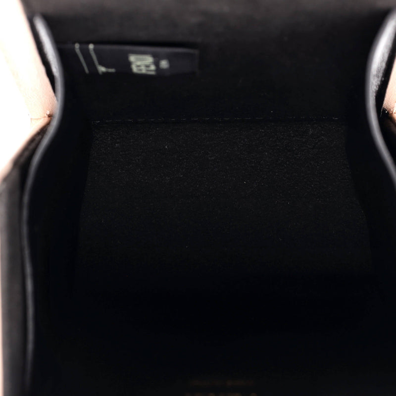 Logo Vertical Box Crossbody Bag Leather