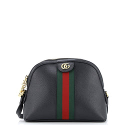 Ophidia Dome Shoulder Bag Leather Small
