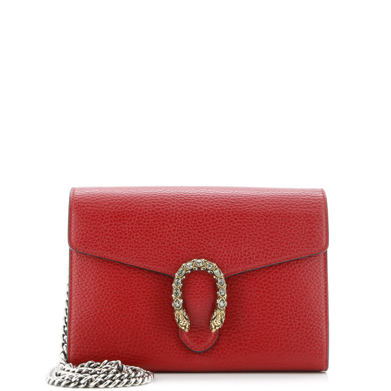Dionysus Chain Wallet Leather With