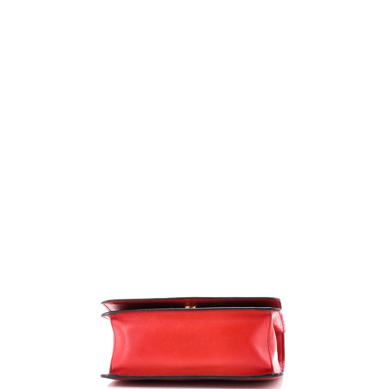 Chain Flap Bag Saffiano Leather Small