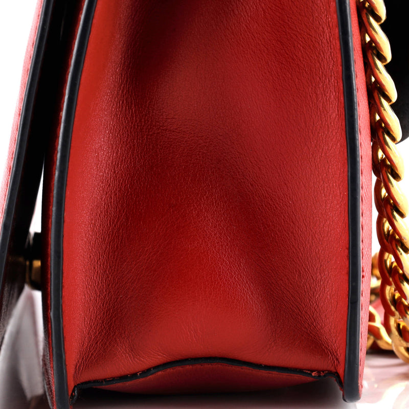 Chain Flap Bag Saffiano Leather Small