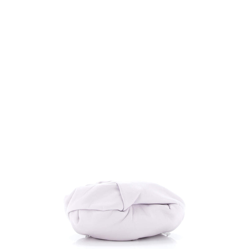 Rose Chain Clutch Leather