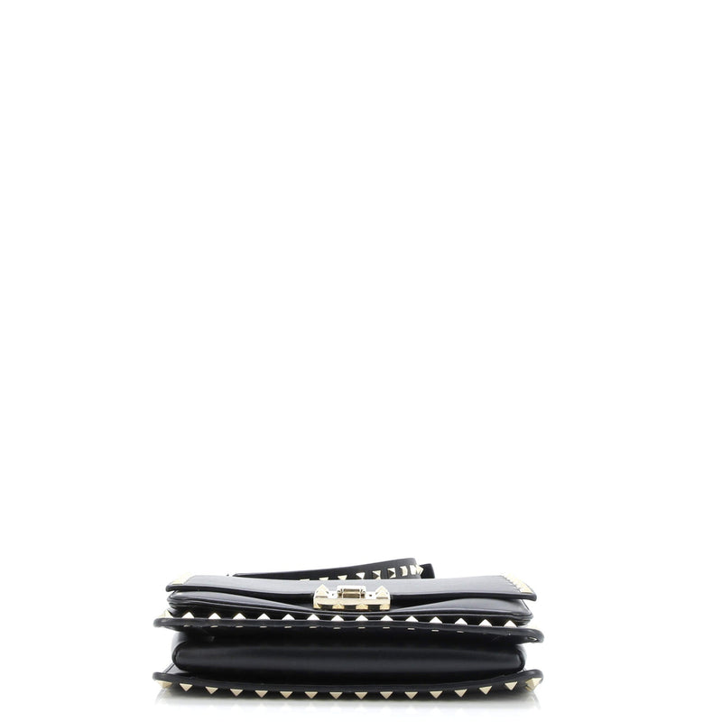 Rockstud Flip Lock Flap Top Handle Bag